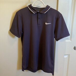 Nike Dri Fit Polo Shirt Mens S Gray